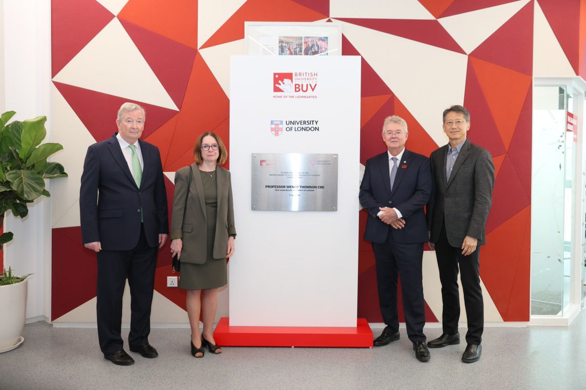 University of London (@uolondon) on Twitter photo VC Prof. Wendy Thomson CBE officially opened a new <a href="/UoLondon/">University of London</a> Suite at British University Vietnam’s (BUV) Ecopark campus during her visit to Vietnam last week 🏫⭐ Read more: london.ac.uk/news-events/ne… VC Prof. Wendy Thomson CBE officially opened a new <a href="/UoLondon/">University of London</a> Suite at British University Vietnam’s (BUV) Ecopark campus during her visit to Vietnam last week 🏫⭐ Read more: london.ac.uk/news-events/ne…