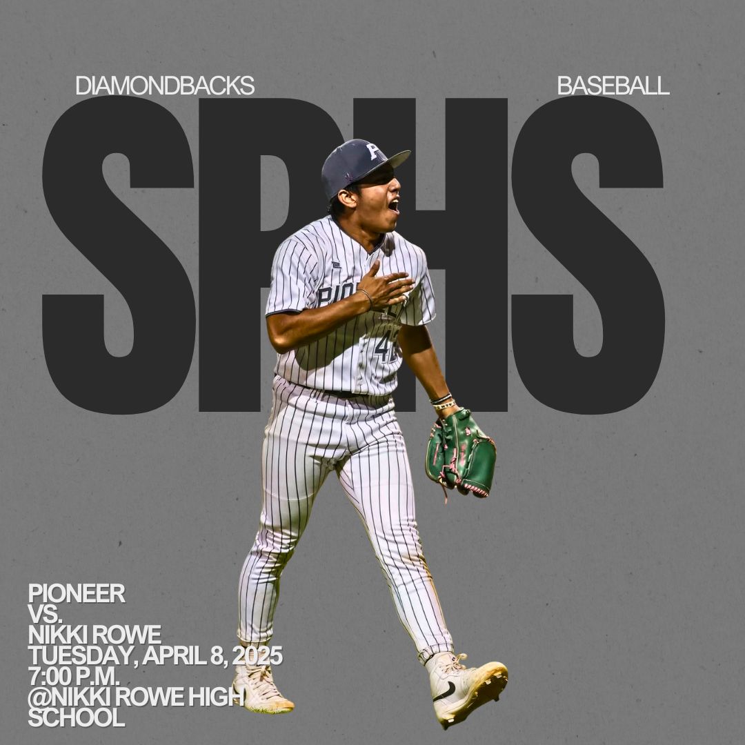 sharylandath's tweet photo. Our Pioneer Diamondbacks will travel to take on the Nikki Rowe Warriors in tonight's match up, starting at 7:00 p.m. at Nikki Rowe High School. Wishing them the best of luck! Come out and support our Diamondbacks! #DiamondbackNation https://t.co/ZeodF8clby