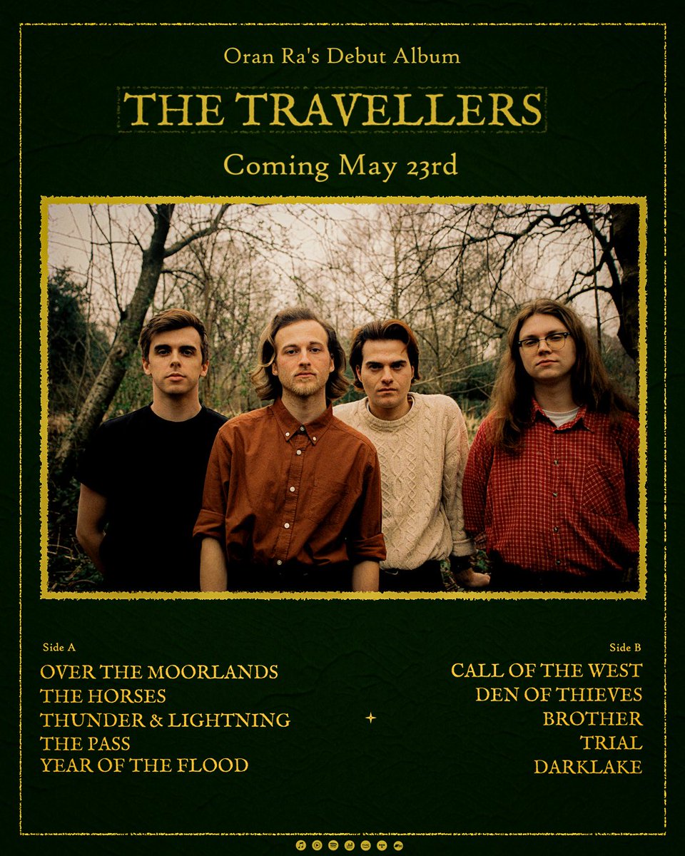 We are delighted to share that our debut album, The Travellers, will be released on Friday the 23rd of May.

These are all entirely new recordings (and in some places, new arrangements) from a day we spent in Crawfordjohn last December. We can't wait to share more with you all.