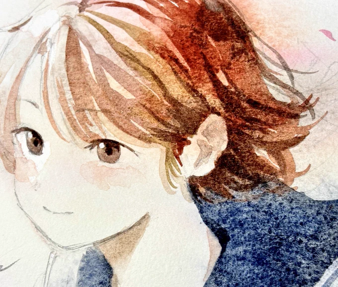 この絵ではダニエルスミスのプリマテックシリーズをふんだんに使いました。重厚感ある仕上がりで今までに無い感じにできて楽しかった。。! 
