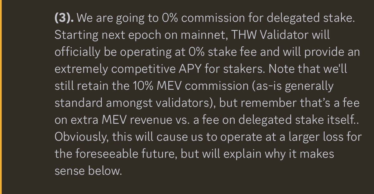 THW Validator (@trulyhonestwork) on Twitter photo a note from the devs
tldr is check out honestsol, our LST through <a href="/sanctumso/">sanctum βοΈ</a> and we are now a 0% commission validator π«‘π«‘π«‘ a note from the devs
tldr is check out honestsol, our LST through <a href="/sanctumso/">sanctum βοΈ</a> and we are now a 0% commission validator π«‘π«‘π«‘
