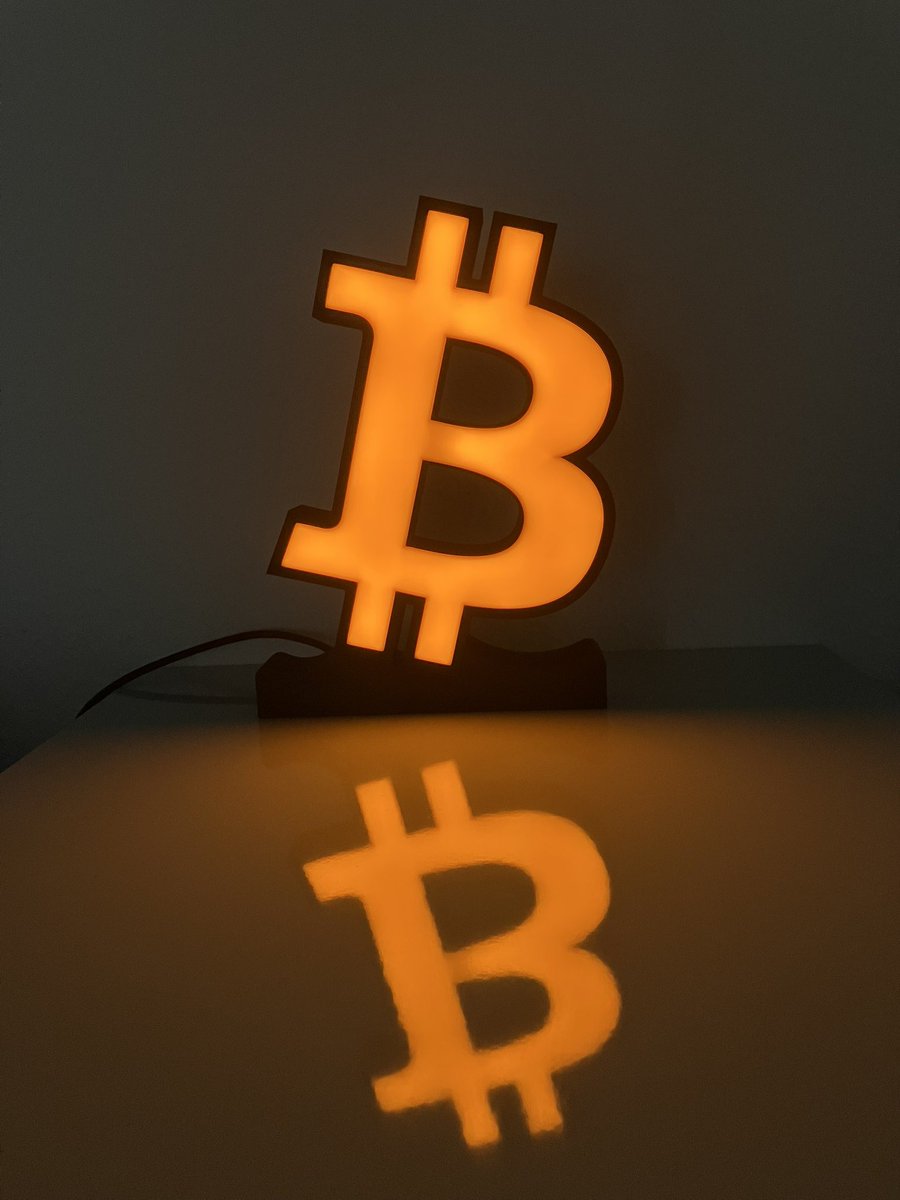 Vielen Dank an <a href="/stuff4btc/">🟠 stuff4btc</a> für die schöne #Bitcoin -Lampe !!