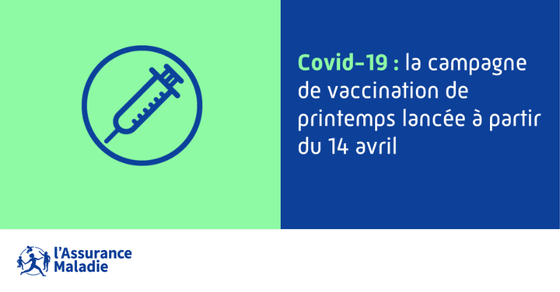 Assur_Maladie's tweet photo. #Vaccination | 💉 Une nouvelle dose de vaccin contre le #Covid19 est proposée aux + de 80 ans, immunodéprimés, résidents en Ehpad et personnes à très haut risque, du 14 avril au 14 juin 2025. 

📍 Quand et où se faire vacciner ?
 
➕ d'informations sur https://t.co/ghcoD1CSnC ⤵️