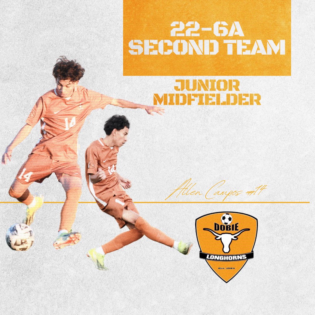 Congratulations to our 22-6A second team picks! Well deserved, Daniell, Chris and Allen!
