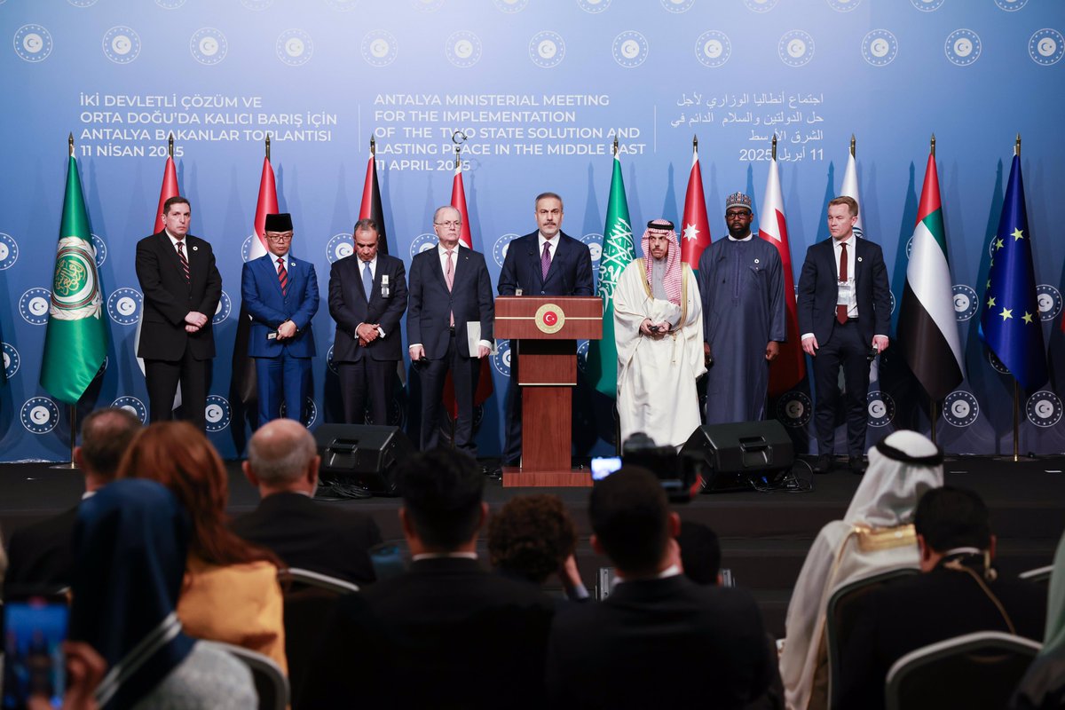 Minister of Foreign Affairs <a href="/HakanFidan/">Hakan Fidan</a> hosted the Organization of Islamic Cooperation-League of Arab States Gaza Contact Group Meeting held in extended format in Antalya.