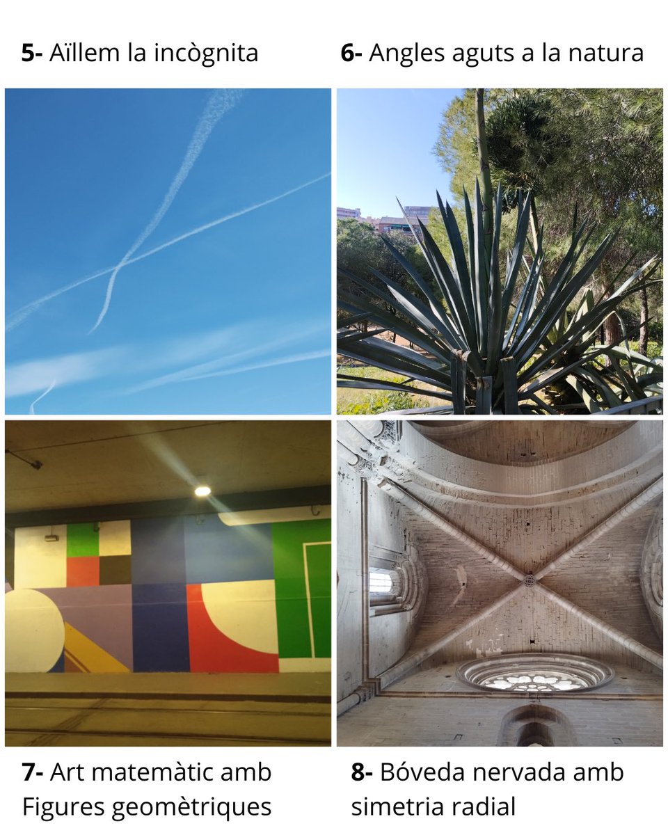 acfaec_cat's tweet photo. Votacions obertes del V Concurs de Fotografia Matemàtica d’Acfaec!
Escriu en un comentari els números de les fotos que més t’agradin (pots votar tantes com vulguis, però només un cop). Tens temps fins al 21 d’abril!
1 foto guanyadora per xarxa i autor diferent! https://t.co/OPyi4sKbi9