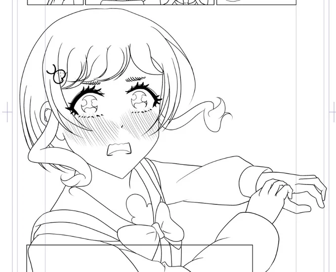 赤面いろはがかわいく描けたので見てください 