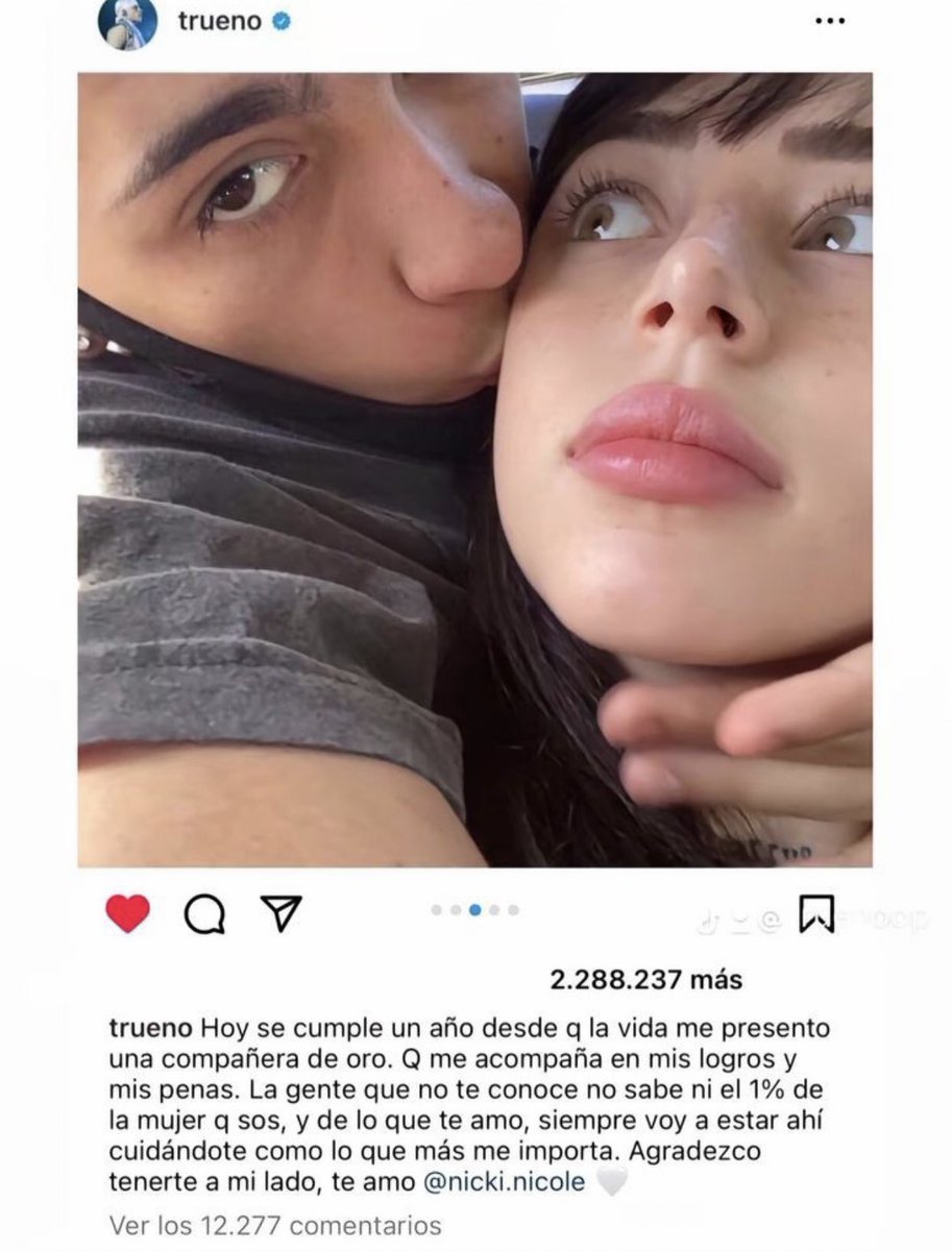 -viste lo que paso con Nicki Nicole?
~no amigo, yo me quede acá