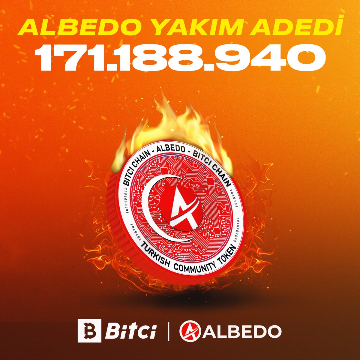 Bitci_FanToken's tweet image. KRIPTO, GLFT ve ALBEDO Tokenların Ekim, Kasım, Aralık, Ocak , Şubat Mart Yakımları Tamamlandı! 🔥🔥

Toplam Yakılan Tutarlar: 

🔥 $KRIPTO: 7.234.907
🔥 $GLFT: 49.409.512
🔥 $ALBEDO: 171.188.940

#Bitci #KriptoKoin #GlobalFanToken #Albedo