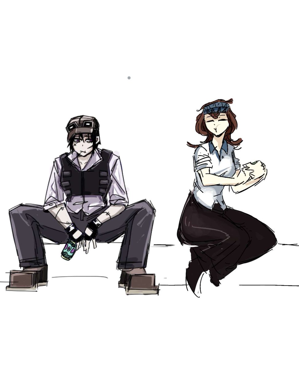 pluckine's tweet photo. Me and my friend draw together, my character art is the left and their is on the right ! https://t.co/lm4NNs64vL
