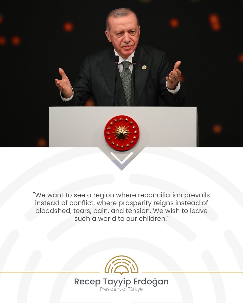 H.E. <a href="/RTErdogan/">Recep Tayyip Erdoğan</a>, President of Türkiye, officially inaugurated #ADF2025 with a powerful speech.

#MEET4DIPLOMACY