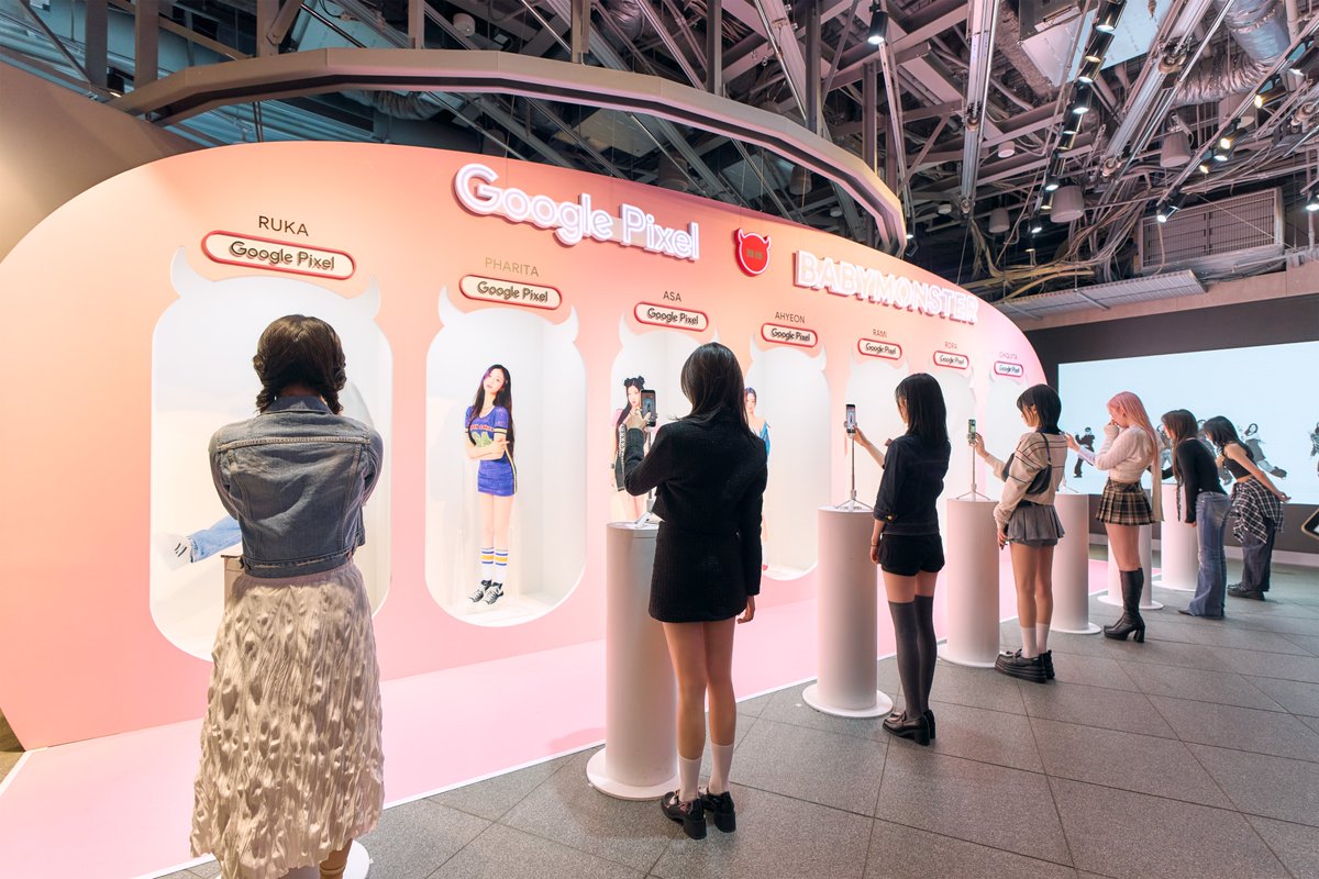 BABYMONSTER さんが...
サインまで書いてくださいました((大歓喜))

4/12・13 限定で、イベント会場に展示します💖

メンバーのみなさんが楽しんでる様子も大放出！
MONSTIEZ からのメッセージも
しっかりお届けできました💌

#BABYMONSTERとイマジネーション 
#GooglePixel