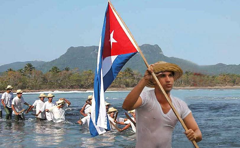 ⭐#Guantánamo siempre en la batalla⭐Hoy 130 aniversario del desembarco en Playitas ‼️Dicha grande‼️
#CubaVencerá ♥️🇨🇺❗💪