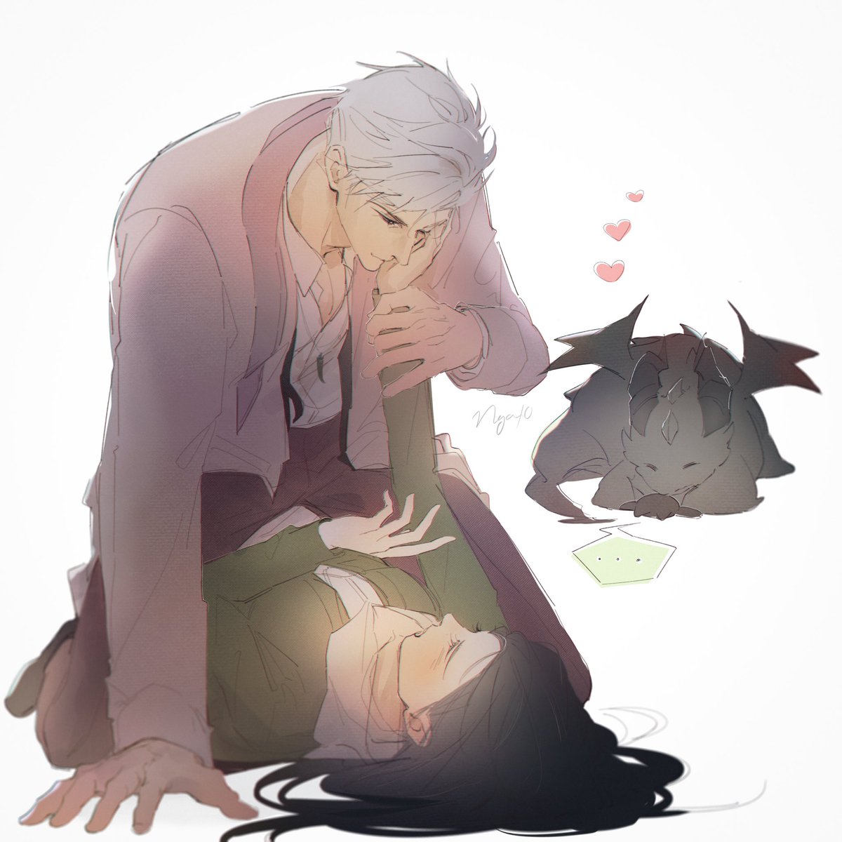 Cat fight (they’re flirting) 

#Sylus #LoveandDeepspace