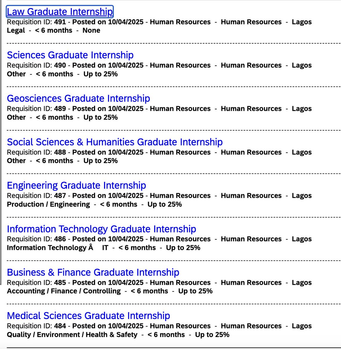 DipoAW's tweet image. Seplat are recruiting for a bunch of graduate internships

seplatenergy.com/careers/career…