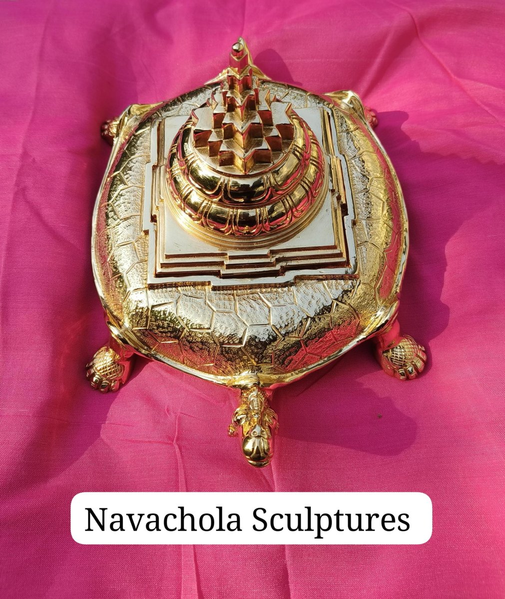 Navachola's tweet photo. After huge response Restock ONLY 5 Set’s again!!
Most auspicious Premium Handmade Shri Chakra Maha Meru on Kurma Base.

Note: ONLY 5 Sets available in Ready, rest need to place an Order.
DM to Mobile/WhatsApp 91 9095121179 for more details.
#Kurma #SriYantra #Meru #Mahameru https://t.co/Hj3aq2kDgW