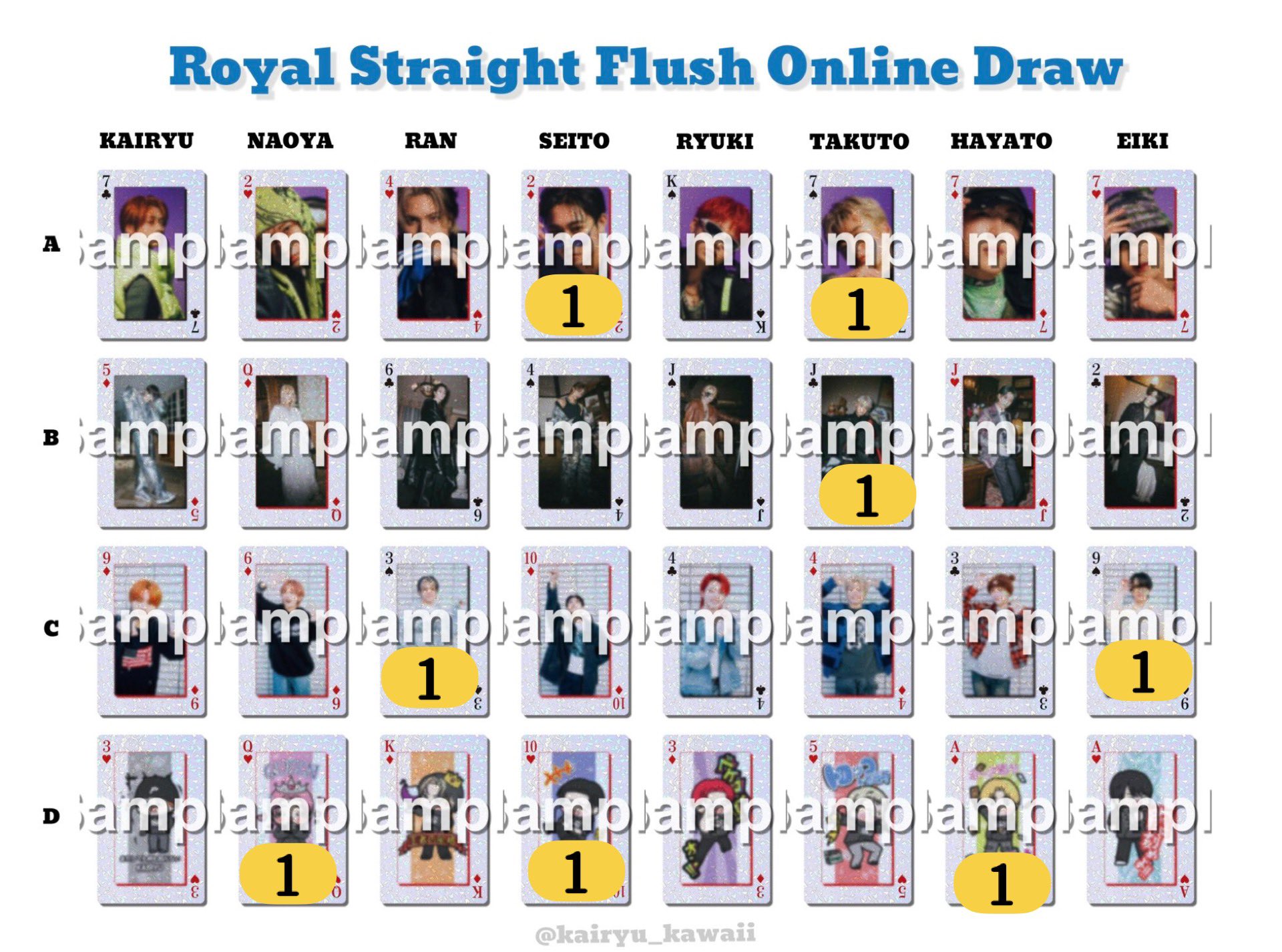 MAZZEL RYUKI オンラインくじ アクスタ トレカ4枚セット GoQg3NMbwAExQ9h.jpg:large