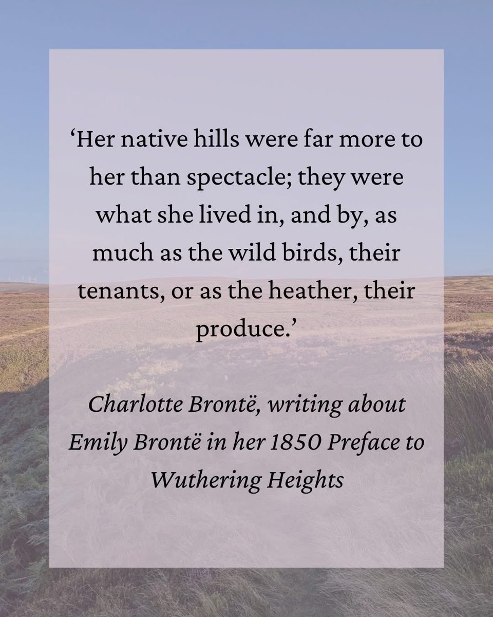 Reposting from The Brontë Parsonage Museum 🩷 Please considering signing the petition to protect the moorland near Top Withens from the construction of a wind turbine farm 👇🏻 petition.parliament.uk/petitions/7012…