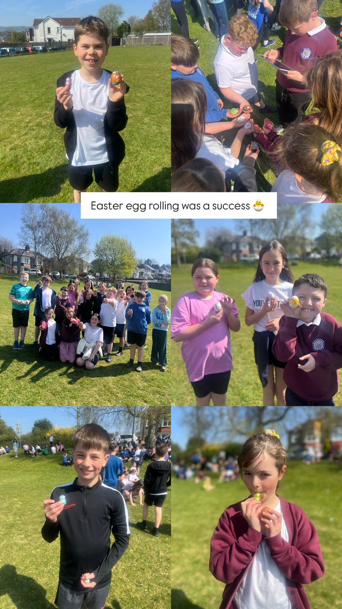 🐣🥚 Year 5 and 6 had a blast at our Easter Egg Rolling competition! 🌈🏆 The friendly competition made for an egg-cellent day! 🐰💖 Check out these amazing moments! 📸✨ #EasterFun #SchoolSpirit #EggRolling2025