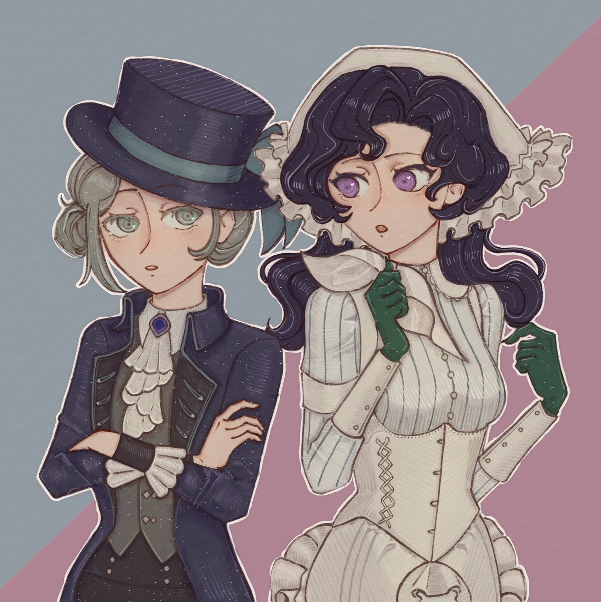 I have already posted some drawings on my personal account, but I will post them here

#reverse1999 #anjonala #vertin