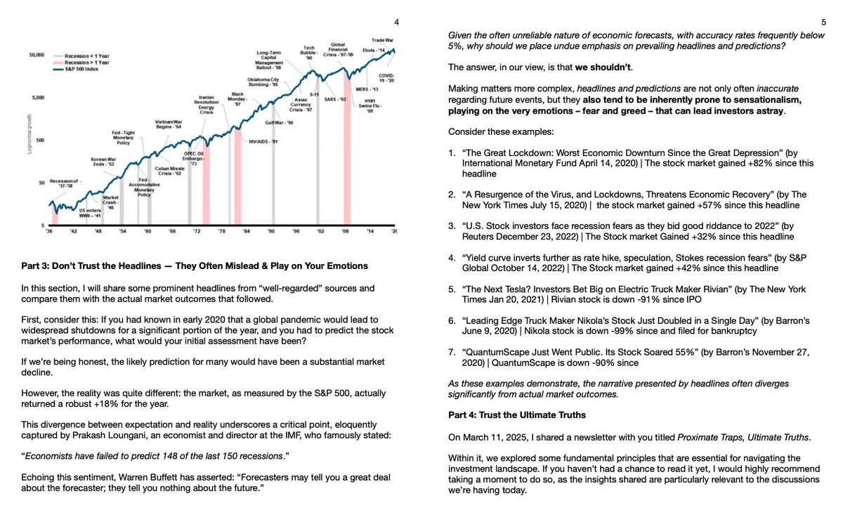 DimitryNakhla's tweet photo. This past weekend, I shared some thoughts with my investors at Babylon Capital® suggesting the current market decline appears to represent a long-term buying opportunity

Part 2: “All Past Declines Look Like an Opportunity, all Future Declines Look Like a Risk” — Morgan Housel

Part 3: “Don’t Trust the Headlines — They Often Mislead & Play on Your Emotions”
___

Many investors reached out and we took advantage of Monday morning’s dip 

Could prices drop more from those lows?

Of course. But we’re not here to catch the absolute bottom—instead, our focus is on acquiring the world’s best businesses during moments of peak fear and pessimism