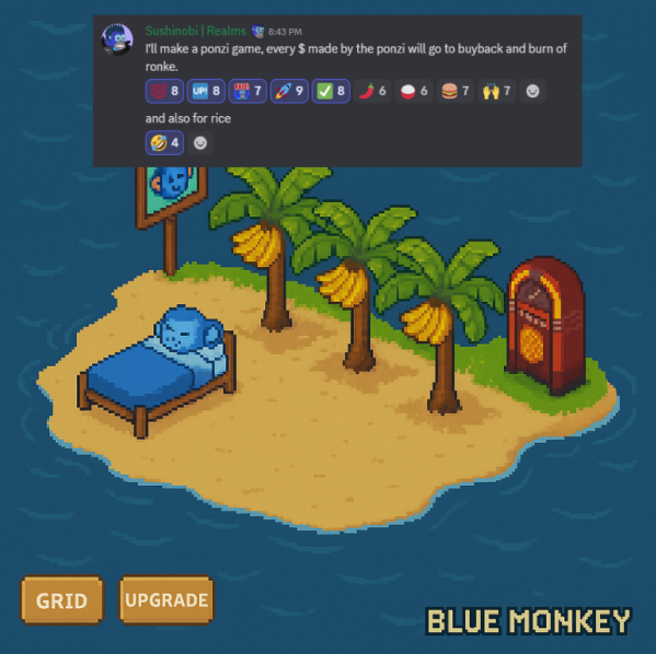 RonkeUpdates's tweet image. RONKE PONZI GAME INCOMING!!!👀👀👀

💸 every dollar goes to $RONKE buybacks
🍚 some of it goes to rice
🛏️ the rest funds his bed on Banana Island
join now or stay poor (and rice-less)