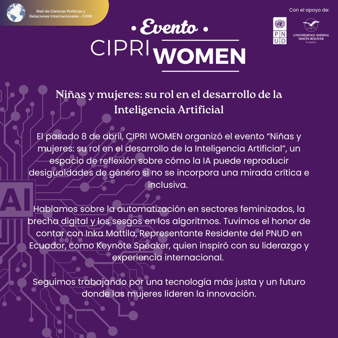 CIPRI Ecuador tweet media