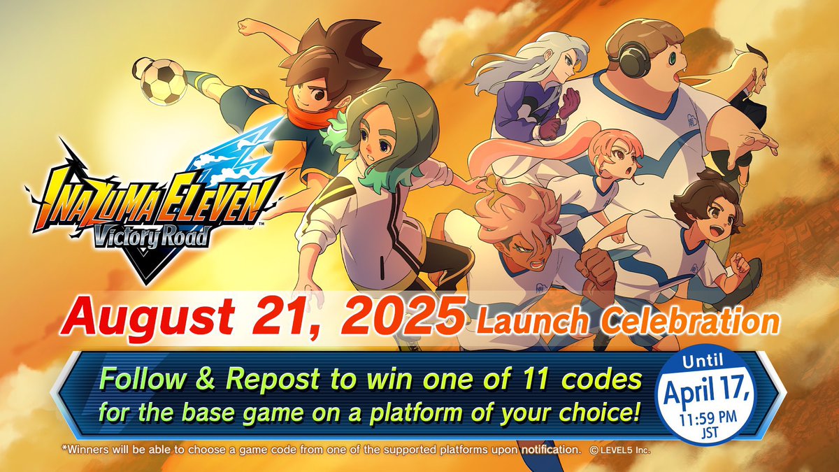 28gamee's tweet photo. Pues fuera bromas…el nuevo #inazumaelevenvictoryroad tiene una pinta de GOTY que asusta 😍😍 uno de los juegos del año sin ninguna duda.
Que grande sois Level 5 y cuánto nos habéis hecho esperar 🥰🥰.
21 de Agosto!! https://t.co/kA7sYGSlXn