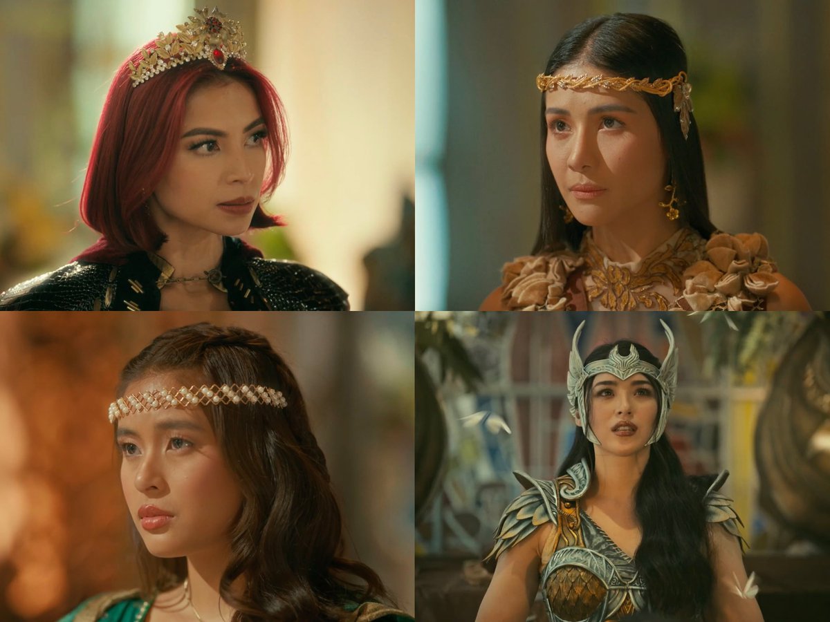 The four legendary Sang’gres of Encantadia. Their eyes reflect their choices, and their crowns bear the cost of sacrifice.