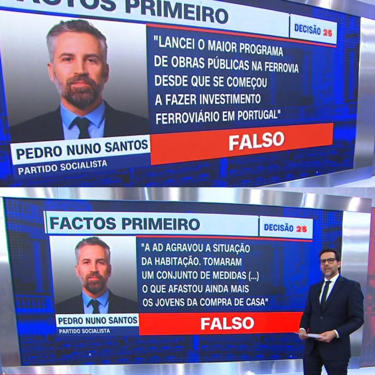 É cada tiro, cada melro. 😁
Sabes bem que o Trump foi assim que conquistou o poder, ó Pedro, mas, caramba, falta-te o cabelo laranja. Pinta lá essas repas, pá.