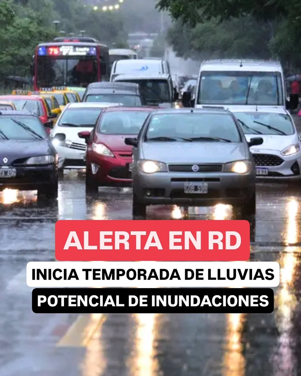JeanSuriel's tweet photo. 🔴🔴ATENCIÓN | La temporada de lluvias ha iniciado en República Dominicana con la incidencia de una vaguada y los efectos indirectos del frente frío número 38: se ha adelantado varios días debido a que este período se comienza eventualmente entre el 15 y el 20 de abril cada año.

Sigue ⬇️