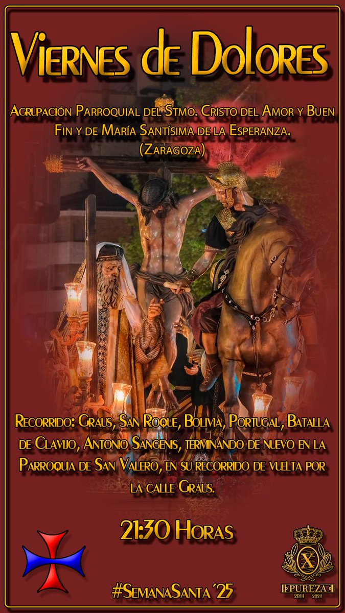 Bandapureza's tweet photo. #ViernesdeDolores

#suenapureza25 

#Xaniversario 

#SemanaSanta25 

@trinidadzgz https://t.co/P6mm0l1zKd