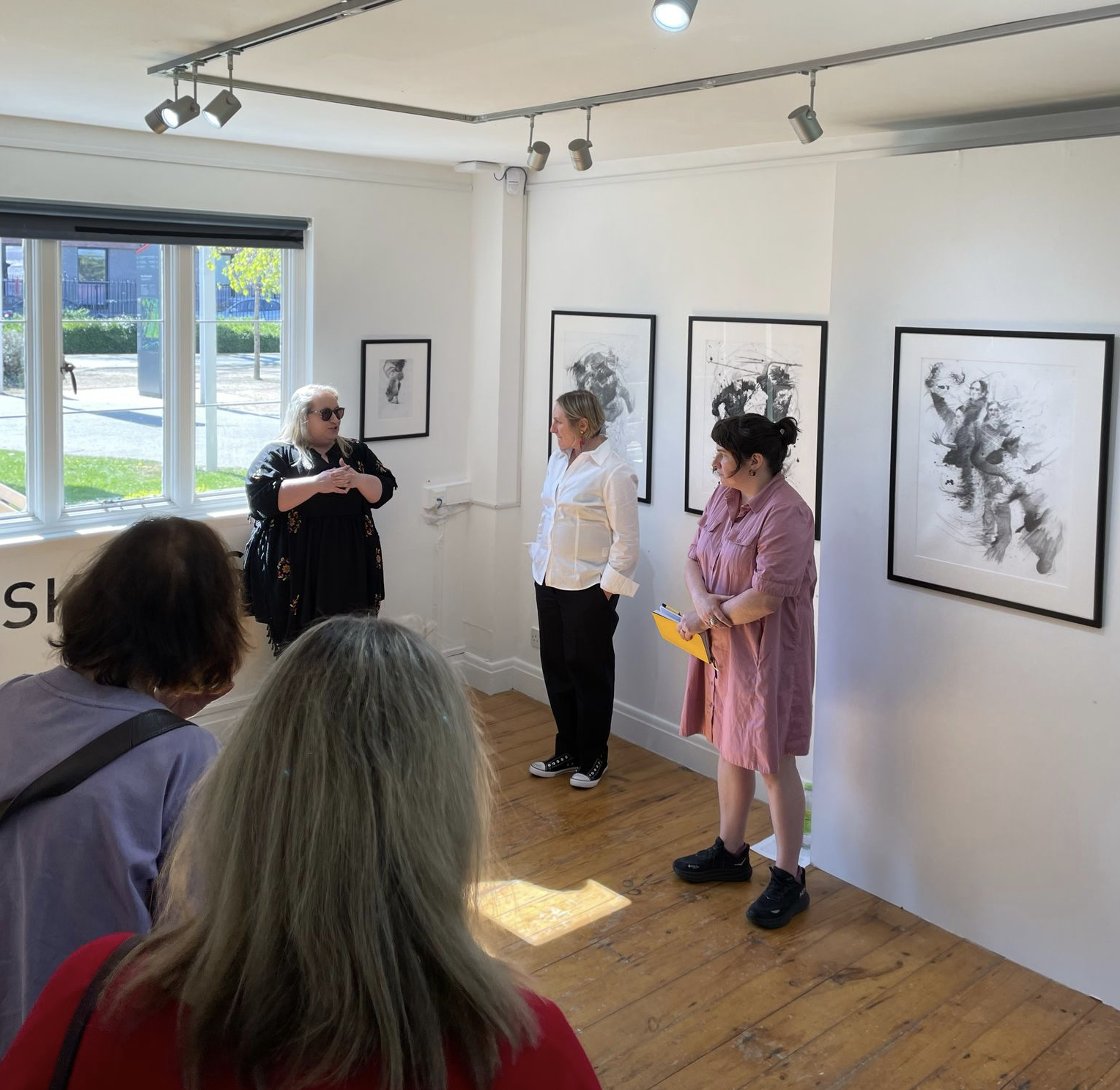 Sample-Studios (@samplestudios) on Twitter photo Thanks to everyone who came to the Opening Reception of 'Running to a Pause' by Fiona Boniwell today, especially <a href="/MaeveMulrennan/">Maeve Mulrennan</a> from <a href="/CorkCountyArts/">Cork County Arts Office</a> for her opening remarks. The exhibition runs until 8 June. Read more tinyurl.com/3r25c6p6 Thanks to everyone who came to the Opening Reception of 'Running to a Pause' by Fiona Boniwell today, especially <a href="/MaeveMulrennan/">Maeve Mulrennan</a> from <a href="/CorkCountyArts/">Cork County Arts Office</a> for her opening remarks. The exhibition runs until 8 June. Read more tinyurl.com/3r25c6p6