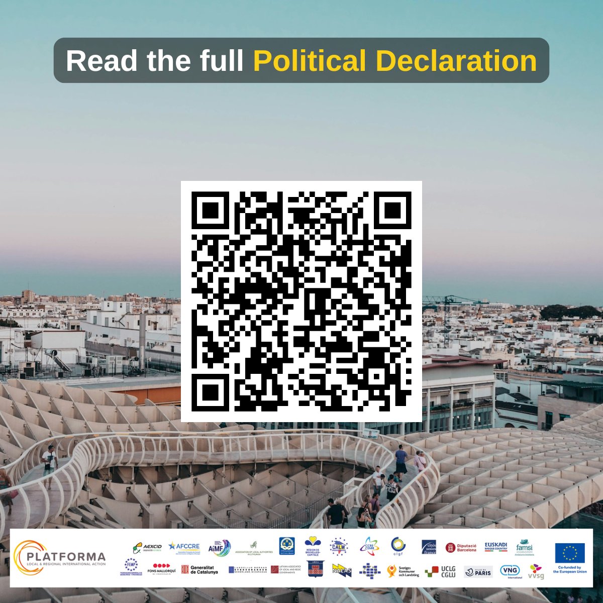 📢Last week, our local leaders adopted a Political Declaration on the next #MFF and #EU external action at #SevillaWorldForumLED 

Check their 5⃣ key messages to #EU and national leaders 👇

platforma-dev.eu/our-local-lead…