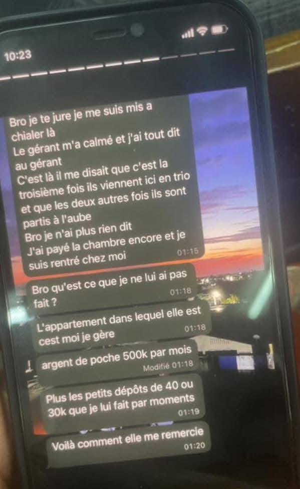 Affaire de femme là , y a pas fort dedans heinnn