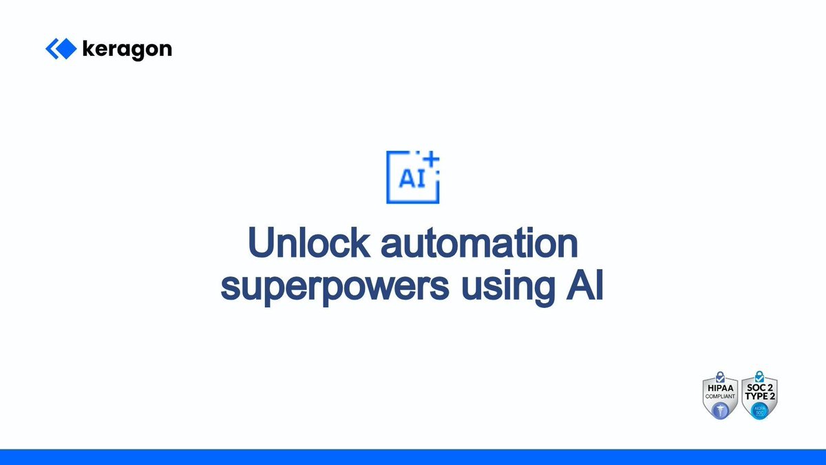 KeragonHQ's tweet photo. Revolutionize Healthcare with HIPAA Compliant AI-Powered Automation! 🚀  

Wave goodbye to ⏰ tedious manual work & hello to efficiency! With Keragon, connect your 🏥 custom systems & fave apps to build game-changing healthcare automations—no coding needed! 💻✨
  
🔥 Why Keragon?

✅ Patient Data? Done! – New appt? Auto-create 🆕 EHR records in a snap.
✅ CRM Supercharged – Patient forms auto-update 📈 records instantly.
✅ Engage Like a Pro – Send ✉️ onboarding emails triggered by patient actions.
✅ Stay in the Loop – Get ⚡ real-time updates in your comms tools when statuses shift.  

⏳ Save Time. Cut Errors. Elevate Care. 

Let Keragon transform your workflow! 🚀  
Learn more: https://t.co/EK4hDIUGwD 
#HealthcareAutomation 🏥 #AIinHealthcare 🤖 #EHRIntegration 🔗 #NoCodeRevolution 🛠️ #KeragonPower 🚀