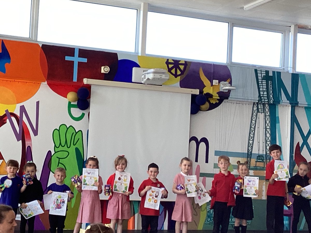 Da iawn to our winners for the Friends of Lliswerry Easter Colouring Competition 🐣