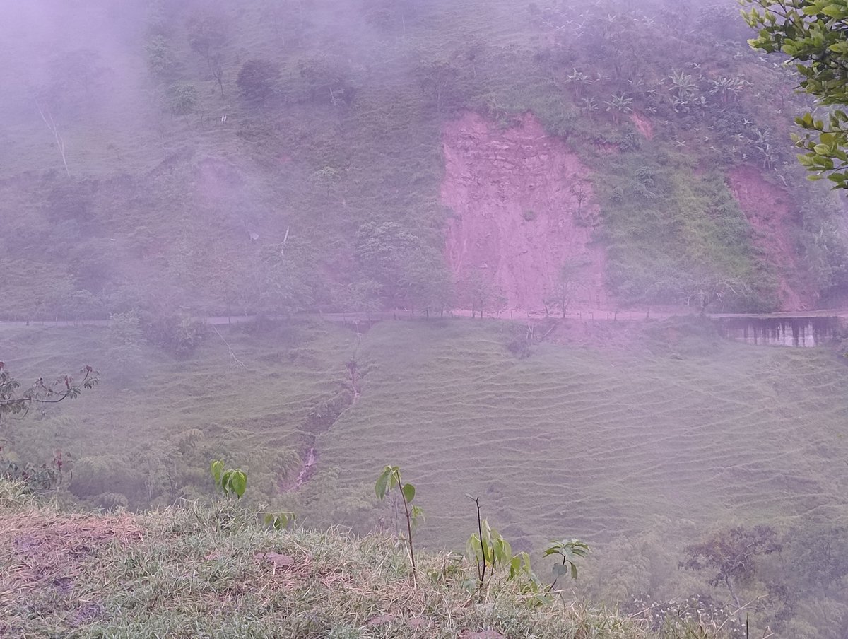 Viajar al norte de Caldas es un acto de fe y con lluvia peor, cerrada la vía Neira-Aranzazu, varios tramos completamente sin paso, decenas con la mitad de la vía. En la tarea de llegar a Salamina