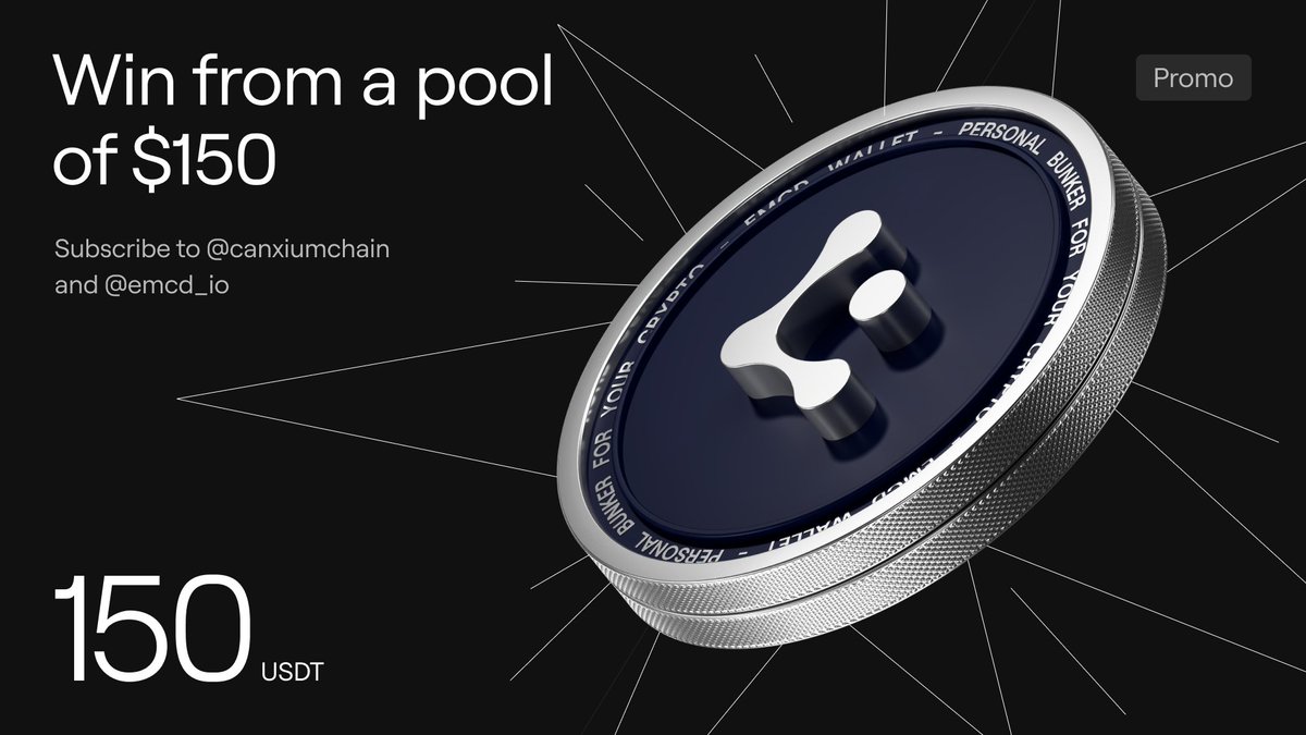 EMCD Top-10 Mining pool, Coinhold, Wallet, P2P (@emcd_io) on Twitter photo 🤝EMCD x CANXIUM Giveaway
$150 worth of $CAU for following
<a href="/emcd_io/">EMCD Top-10 Mining pool, Coinhold, Wallet, P2P</a> and <a href="/canxiumchain/">Canxium</a>
To participate you need to:
Follow <a href="/emcd_io/">EMCD Top-10 Mining pool, Coinhold, Wallet, P2P</a>
Follow <a href="/canxiumchain/">Canxium</a>
Leave a comment and @' your friend
💰 We will announce three winners on 20.04.25
Each one will get $50 worth of $CAU 🤝EMCD x CANXIUM Giveaway
$150 worth of $CAU for following
<a href="/emcd_io/">EMCD Top-10 Mining pool, Coinhold, Wallet, P2P</a> and <a href="/canxiumchain/">Canxium</a>
To participate you need to:
Follow <a href="/emcd_io/">EMCD Top-10 Mining pool, Coinhold, Wallet, P2P</a>
Follow <a href="/canxiumchain/">Canxium</a>
Leave a comment and @' your friend
💰 We will announce three winners on 20.04.25
Each one will get $50 worth of $CAU