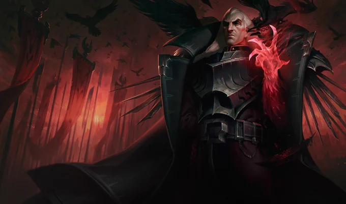 I just have one big question...WHERE IS HE? Like he is supposed to be the Vision of Noxus and Leader of Trifarix and has the Demon of Secrets but he is MIA and starting to look useless  
