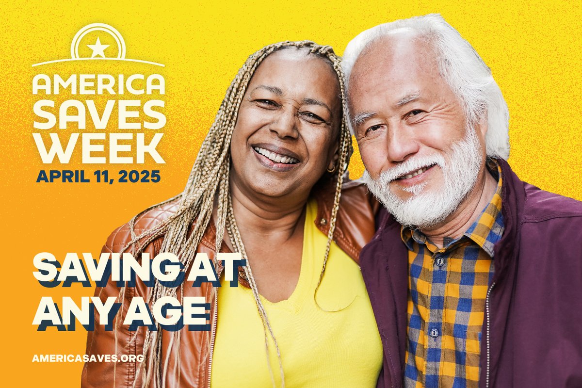 BankOnRV's tweet photo. It’s never too early or too late to start saving. Check out these saving strategies for every stage of life. #ASW2025 @AmericaSaves

https://t.co/6KPeWVW9L0 https://t.co/DXor4qYhdt