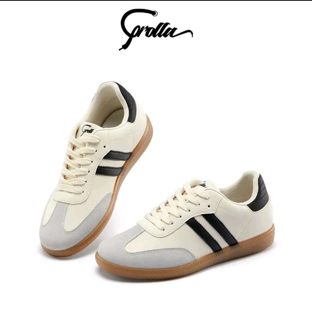 arisaxiv's tweet photo. 【New arrivals】COROLLA Samba Women's white and black Sneakers Work Shoes Fashion rubber shoes Sports Shoes https://t.co/tQNzp6rTNm #TikTok #tiktokshop #tiktoksamba https://t.co/nCiVczdl35
