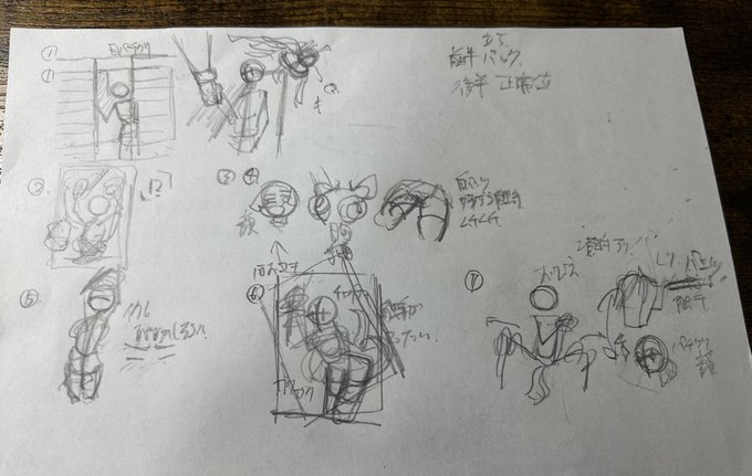 長編skebでしっかり切った小ラフ
捨てるのも勿体ないので見てくださいな 