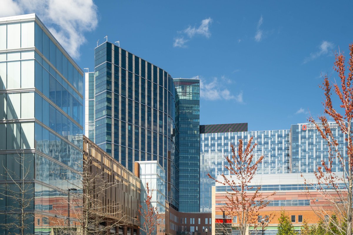 OhioStateFOD's tweet image. The @OSUWexMed Inpatient Hospital is 95% complete! Crews are fitting up floors, installing tech in operating rooms and keeping the project on track for a 2026 opening. Take a peek inside the progress.
🔗 : bit.ly/4jpjb2f