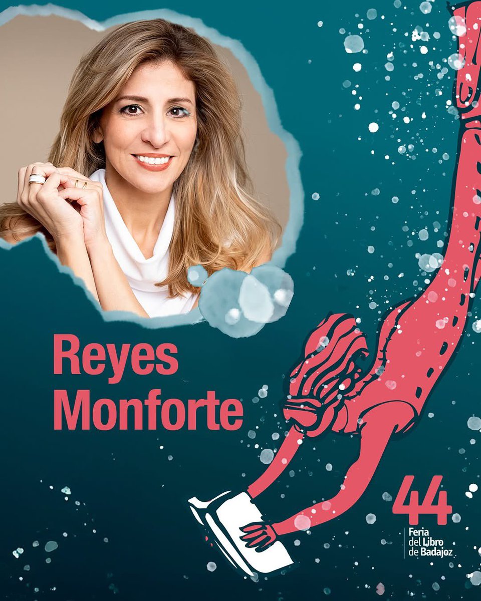 ¡Atención, lector! 📚
A la lista de autores confirmados para 44 Feria del Libro de Badajoz se suman: 

✍🏻 Máximo Huerta 
✍🏻 Reyes Monforte
