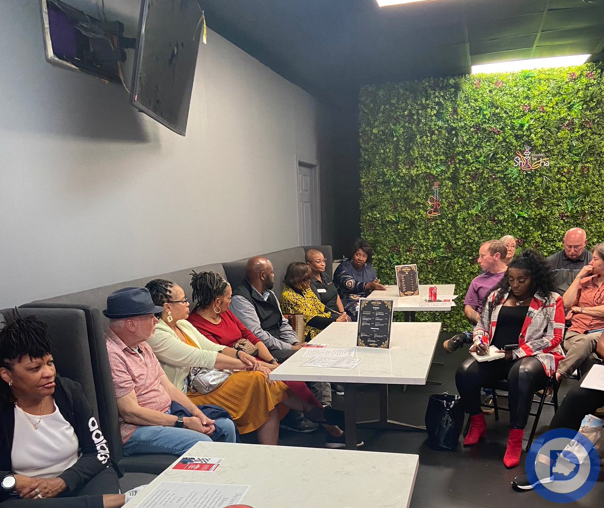 henrydemsga's tweet photo. Last night we heard from Stockbridge at our first town hall. Folks are concerned about what Trump policies are doing to their communities and families. We’re going to keep showing up and answering questions, all while charting a plan forward. See you at the next one! https://t.co/2OAtaXBe2x