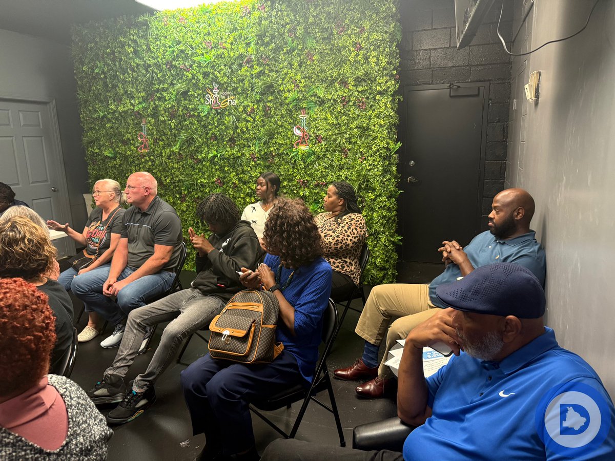 henrydemsga's tweet photo. Last night we heard from Stockbridge at our first town hall. Folks are concerned about what Trump policies are doing to their communities and families. We’re going to keep showing up and answering questions, all while charting a plan forward. See you at the next one! https://t.co/2OAtaXBe2x