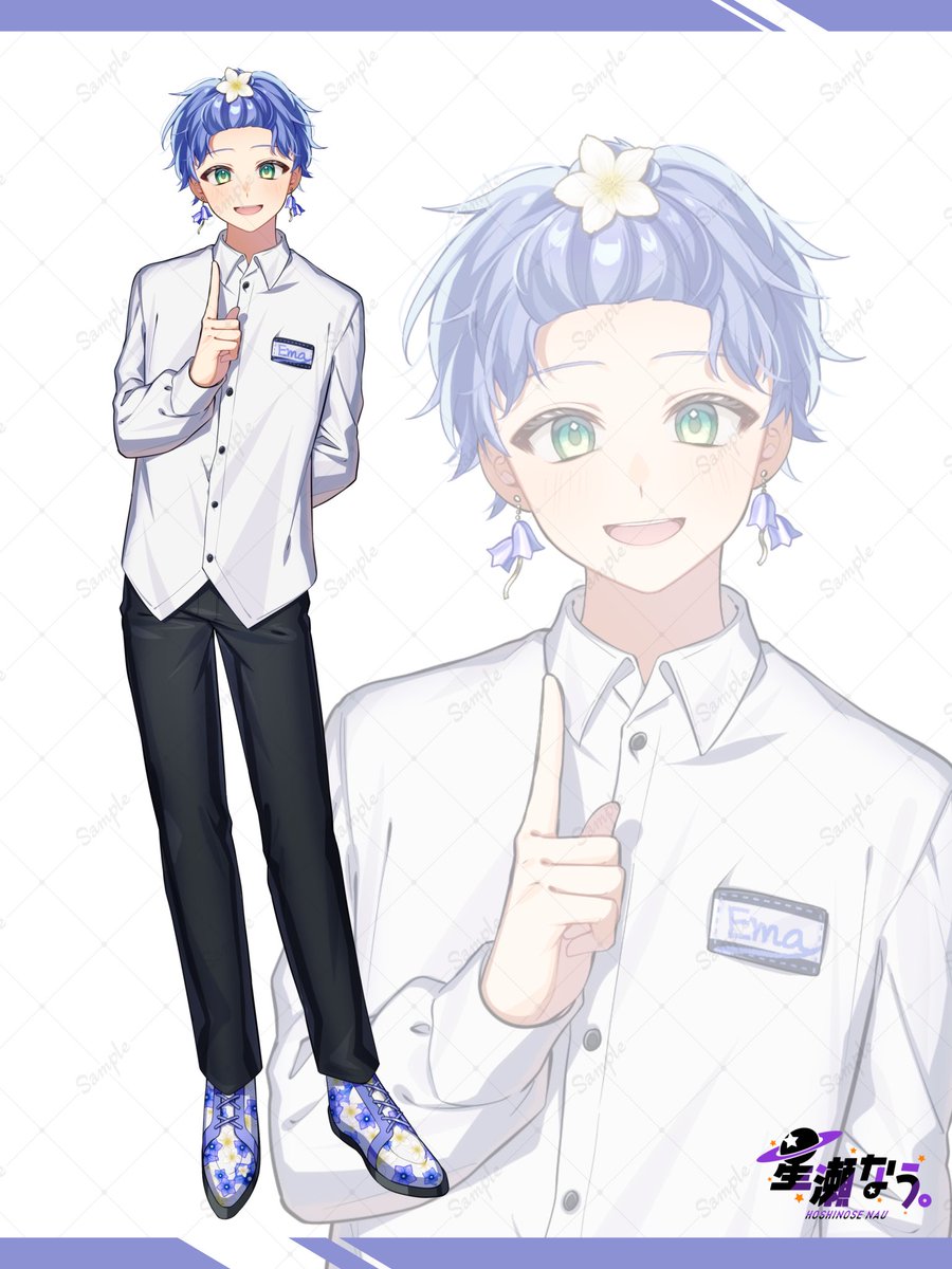 「◆WORK◆ SAMULIVE所属 竜胆笑茉様 イラスト制作させていただきました」|星瀬なう。のイラスト