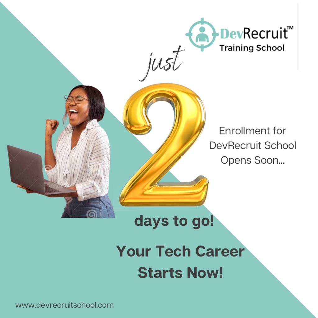 devrecruit_tech's tweet photo. We paused. We prepped. Now, we’re back in full force!

We hit a little hiccup, but guess what? It was all for a good reason. 

The countdown to DevRecruit Training School enrollment is officially back on!

Let’s gooooooo!

Tech dreams don’t wait, and neither should you. https://t.co/q18WqZ9Iuw
