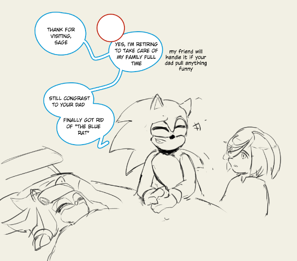 "Eggman was suprised?
Well he have a daughter too, he would get it eventually"